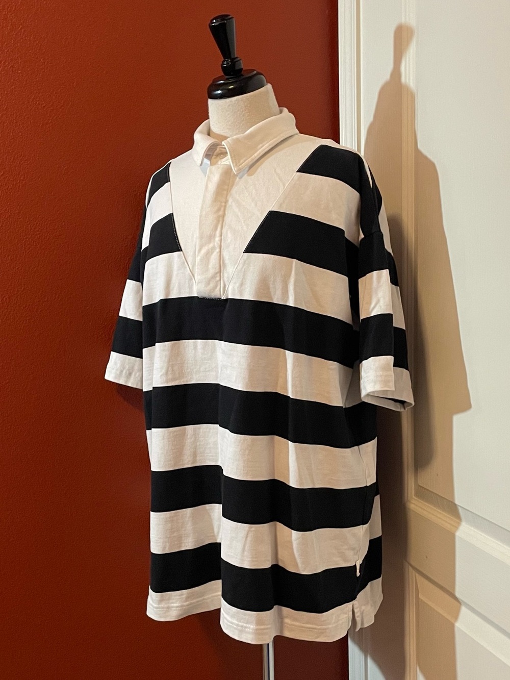 Daily Ritual Anthropologie Women’s Striped Rugby Cotton Tennis Mini Shirt Dress